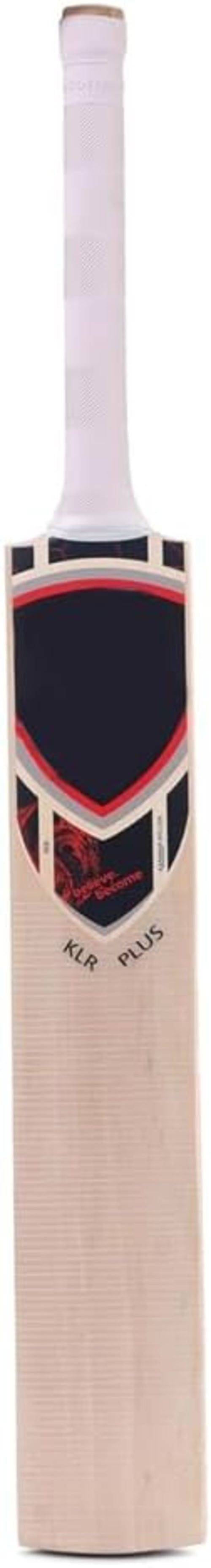 KLR Plus Kashmir Willow Cricket Bat, Handcrafted Grade R Willow with