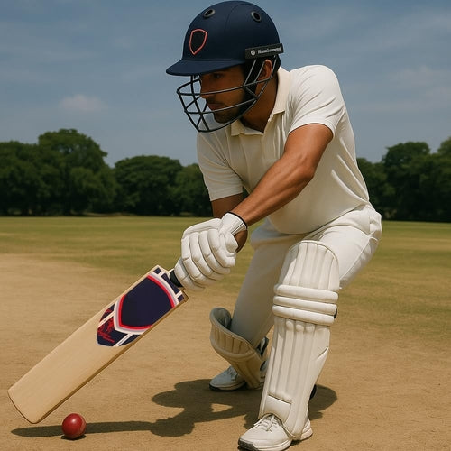 KLR Plus Kashmir Willow Cricket Bat, Handcrafted Grade R Willow with