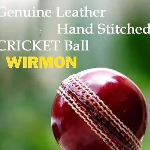 Leather Cricket Ball Size Standard Red  (Pack of 2)